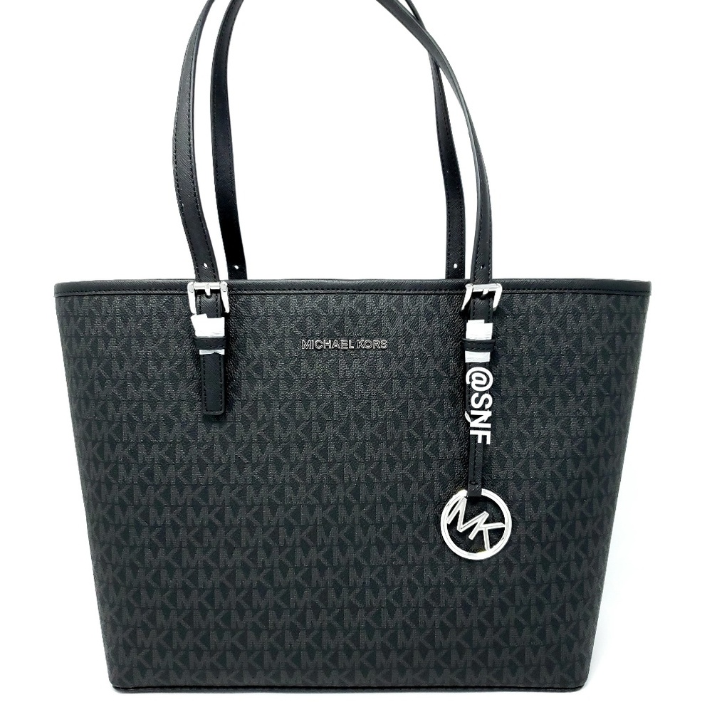 Michael Kors Jet Set Tote Set Black - Picture 2 of 8